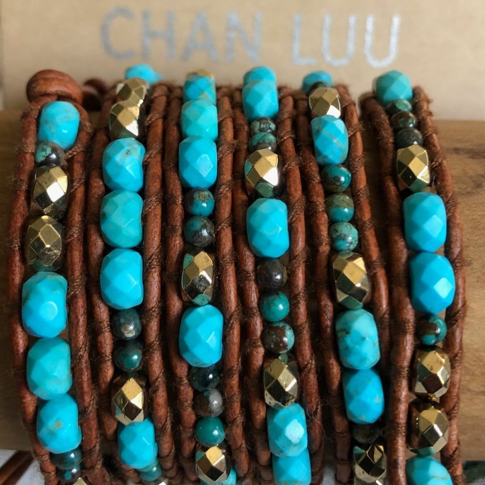 NWT Chan Luu Signature 5 Wrap Bracelet